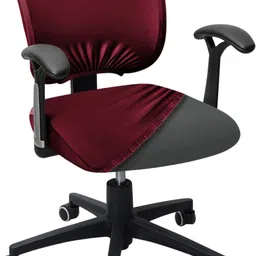 hokipo Polyester 1 Seater Chair Plain Cover-picture-25