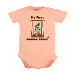 FFLIRTYGO Infants Typography Printed Pure Cotton Bodysuits-image-71