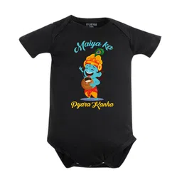 FFLIRTYGO Baby Janmashtmi Special Pure Cotton Half Rompers-picture-11