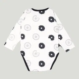 Kidbea Infants Kids Pack Of 2 Printed Pure Cotton Bodysuits image 5