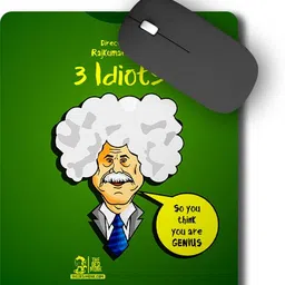 The Desi Monk 3Idiots Anti Skid Mouse Pad for Laptops and Computers Non Slip Base Mousepad-image-30