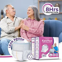 kare med Comfort Adult Diaper Pants, Large 90-120 Cm (35"- 47"), 10 Count, Unisex Adult Diapers - L-picture-26