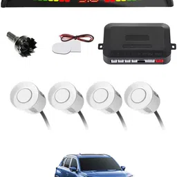 zplus Universal 4 White Reverse Parking Sensor With LED Display For Cars-126 Safety of Passengers/Car One Alarm Kit-1504 Parking Sensor-picture-31