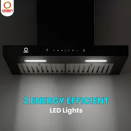 omen BRISTLE PLUS Auto Clean Wall Mounted BLACK 3 CMH Chimney image 2