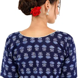 mehak Round Neck Women Blouse image 2