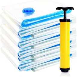 Reusable Ziplock Vacuum Storage Space Saver Bags Travel Storage Vacuum Bags-image-4