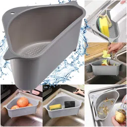 raiyaraj Kitchen Sink Plastic Push Down Strainer image 2
