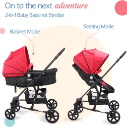 luvlap Regal Baby Stroller / Pram with 5 point Safety Harness Stroller image 3