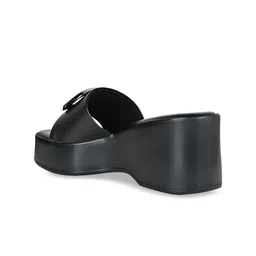 Rocia Open Toe Embellished Detail Flatform Heels image 5