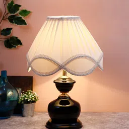 Devansh Off White Frustum Table Lamps image 2