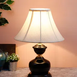 Devansh Off White Frustum Table Lamps image 2