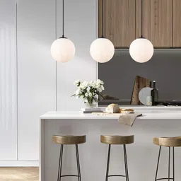 msm 3 Lights Round Cluster Chandelier Black Diamond Hanging Pendant Chandelier Ceiling Lamp image 2
