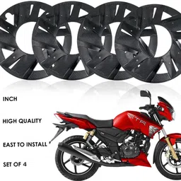 asryd 17 inch 4pc New Latest PRO Disc Bike Wheel Cover For TVS Apache Bike Fairing Kit-picture-12