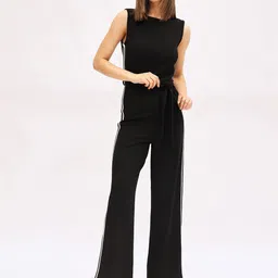 Harpa Round Neck Sleeveless Basic Jumpsuit-picture-38