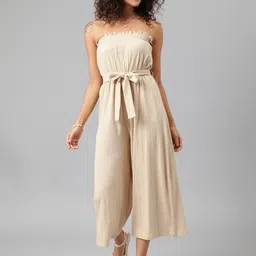 ANAI Strapless Waist Tie Ups Basic Jumpsuit image 5