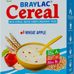 braylac Wheat Apple BIB PACK | 300 gm | 6 to 24 months Cereal-picture-48