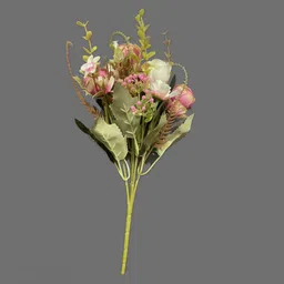 Multicolor Rose Artificial Flower-image-25