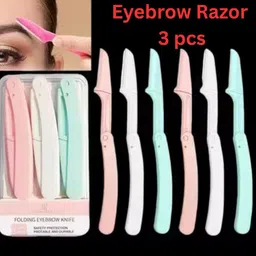 dhara creation Combo Face Eyebrow Razor (Pack Of 3), Men & Women-picture-18