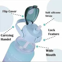 premio coppex Water Bottle Set – 3-Piece Collection (2000ml, 900ml, 300ml) 2000 ml Water Bottles image 4