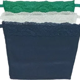 glorsio Women Dark Green, White, Dark Blue Mock Camisole-picture-27