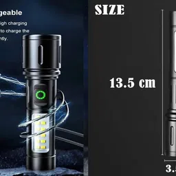 finaro Torch Light LED Flashlight Long Distance Beam Range with 035 Torch image 4