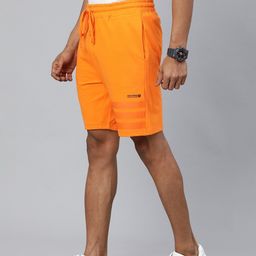 the indian garage co. Printed Men Orange Casual Shorts-picture-18