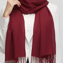 fmtrendspassion Solid Pure Cotton Women White Scarf, Stole, Faux Turtleneck Neck Cover, Fancy Scarf-picture-41