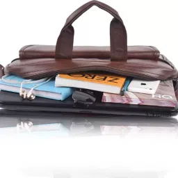 house of common Men & Women Brown Messenger Bag image 3