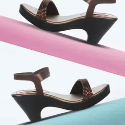 picktoes Women PT-G241 Lightweight Comfort Summer Trendy Premium Stylish Party disigin Heels Sandal-picture-10