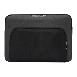 Carriall Noble Fabric, Polyester Laptop Sleeve for 15 Inch Laptop (Water Resistant, Black/Grey)-picture-17
