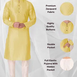 koshin Men Art Silk Kurta Pyjama Set-picture-26