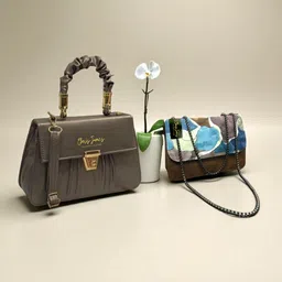 Brown, Brown Women Sling Bag Metallic brown combo casual premium slingbag for women-image-26