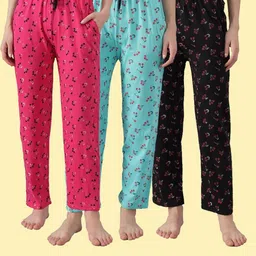 fit n fame Pack of 3 Women Pyjama image 1