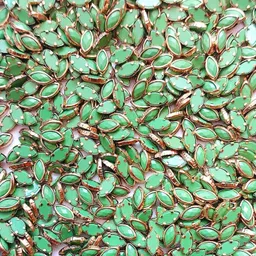 bharatss 3x6 mm Eye Shape Kundan Stone Combo Pack of 4 Colours, Each 10gms, Total 40 gms image 5