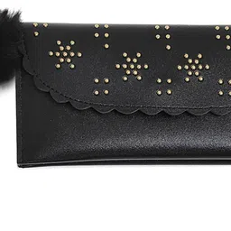mahabal Casual, Party, Formal Black, Black Clutch image 3