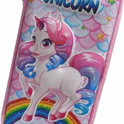 shuang you D-3D Unicorn Cover Eva Pencil Case Large Capacity Bag, Compass School Organize 3D cartoon Art EVA Pencil Box-picture-11