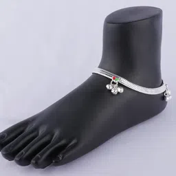 srre Payal/Anklet/9.5.inch Silver Anklet image 2