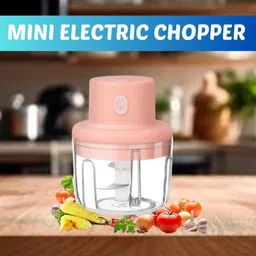 guggu Chopper (Electric Rechargeable Chopper) for Kitchen Vegetable Garlic Onion W216 Electric Vegetable & Fruit Chopper-picture-39