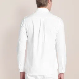 u.s. polo assn. Men Tailored Fit Solid Cut Away Collar Casual Shirt image 5