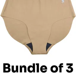 tilt Pack of 3 Women Hipster Beige Panty-picture-10