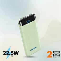 nivapro 10000 mAh 39 W Ultra Slim Pocket Size Power Bank image 4