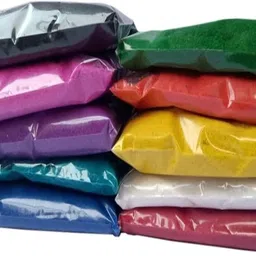 shree shree traders Pack of 12 Rangoli Powder image 2