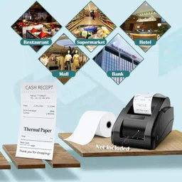 semana 79mmX25mtr(3Inch)55GSMThermal Paper Roll for All Billing Machines(PackOf2Rolls) Thermal Cash Register Paper image 5