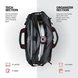 fatmug Men Black Messenger Bag image 4