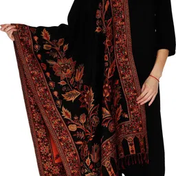 swi stylish Wool Paisley Women Shawl-picture-12