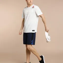 van heusen Solid Men Blue Regular Shorts image 3