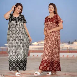 bellavure Pack of 2 Women Nighty-picture-29