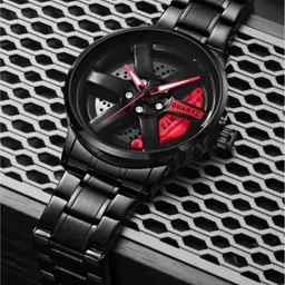 gooodtime Alloy wheel red 0009 watch Analog Watch - For Men Alloy wheel red 0009 analog image 1