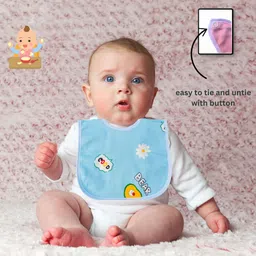 paandri new born baby combo gift set (3 bibs - 8 langot) image 2