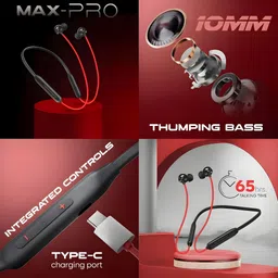 gds Pro Neckband With Upto 58 Hours Playback & Fast Charging Earphone_5 Bluetooth & Wired Headset image 3